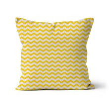 Load image into Gallery viewer, Yellow chevron Cushion