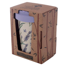Load image into Gallery viewer, Bamboo Lavender Fields Screw Top Travel Mug - FurniturefromtheOaks