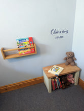 Load image into Gallery viewer, Kids storage bench | kids stool