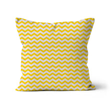 Load image into Gallery viewer, Yellow chevron Cushion