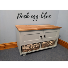 Load image into Gallery viewer, Storage unit with wicker baskets - FurniturefromtheOaks