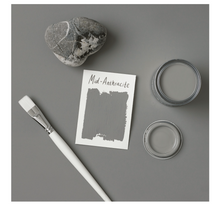 Load image into Gallery viewer, Painted bedside table with oak top and shelf
