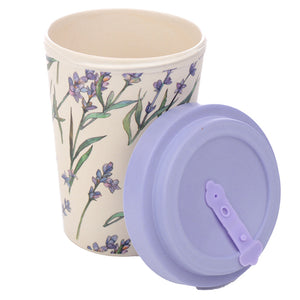Bamboo  Lavender Fields Screw Top Travel Mug - FurniturefromtheOaks