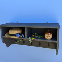 Load image into Gallery viewer, Coat rack with cubby shelves - FurniturefromtheOaks
