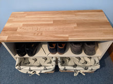 Load image into Gallery viewer, Shoe storage bench - FurniturefromtheOaks

