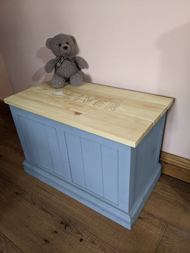 Personalized toy box - FurniturefromtheOaks