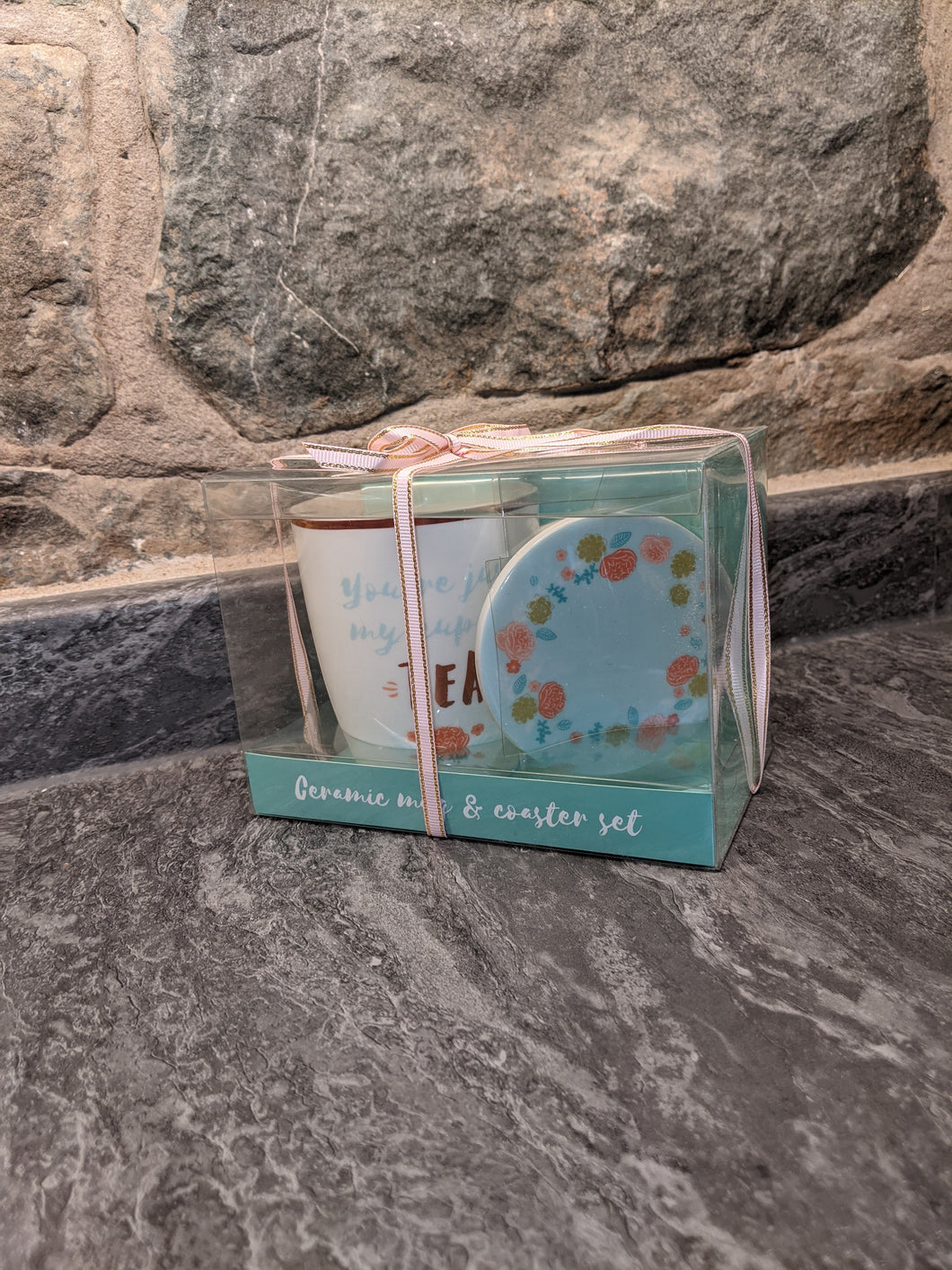 TEA MUG AND COASTER GIFT SET - FurniturefromtheOaks