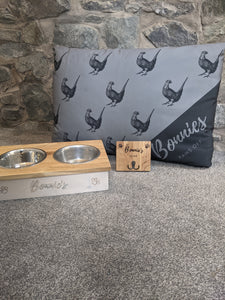 personalized pheasant dog matress