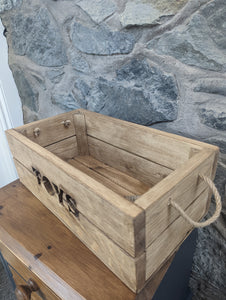 Toy storage crate