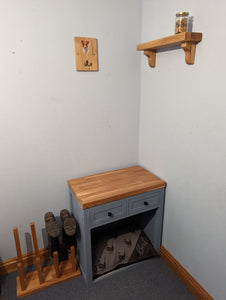 Dog bed storage unit