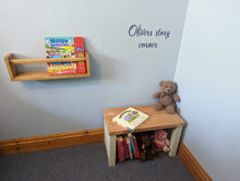 Load image into Gallery viewer, Personalised story corner wall decal - kids bedroom decor
