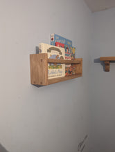 Load image into Gallery viewer, nursery floating bookshelf | kids bedroom bookshelf | nursery clothes rail
