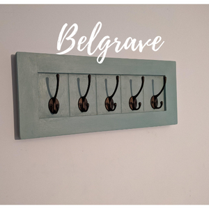 Painted boarded style coat rack - FurniturefromtheOaks