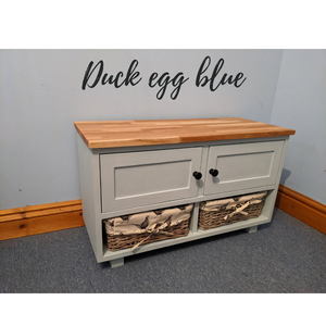 Storage unit with wicker baskets - FurniturefromtheOaks