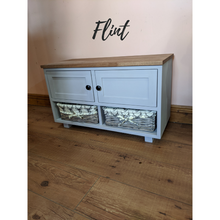 Load image into Gallery viewer, Storage unit with wicker baskets - FurniturefromtheOaks
